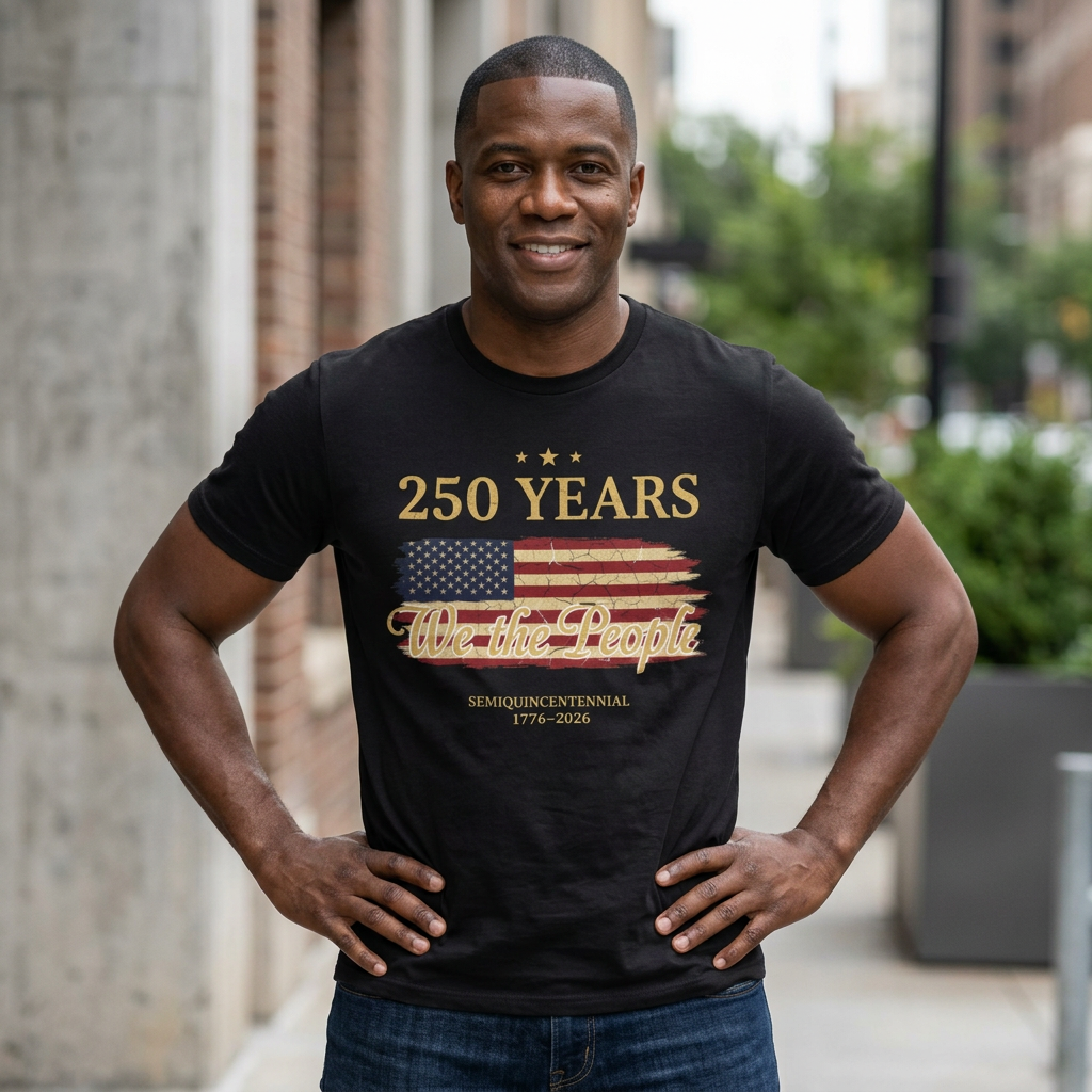 America 250 We the People Semiquincentennial Tee 1776-2026