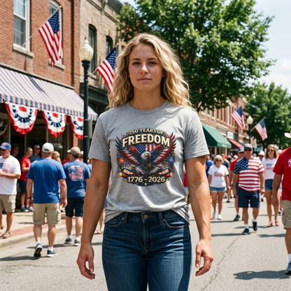 America 250 Freedom Eagle Tee 1776-2026