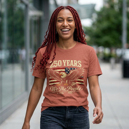 America 250 We the People Eagle Tee 1776-2026