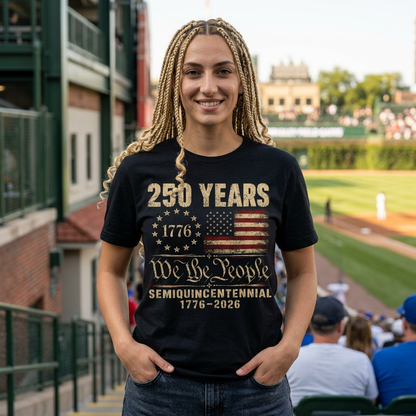 America 250 We the People Tee — 1776–2026 Semiquincentennial