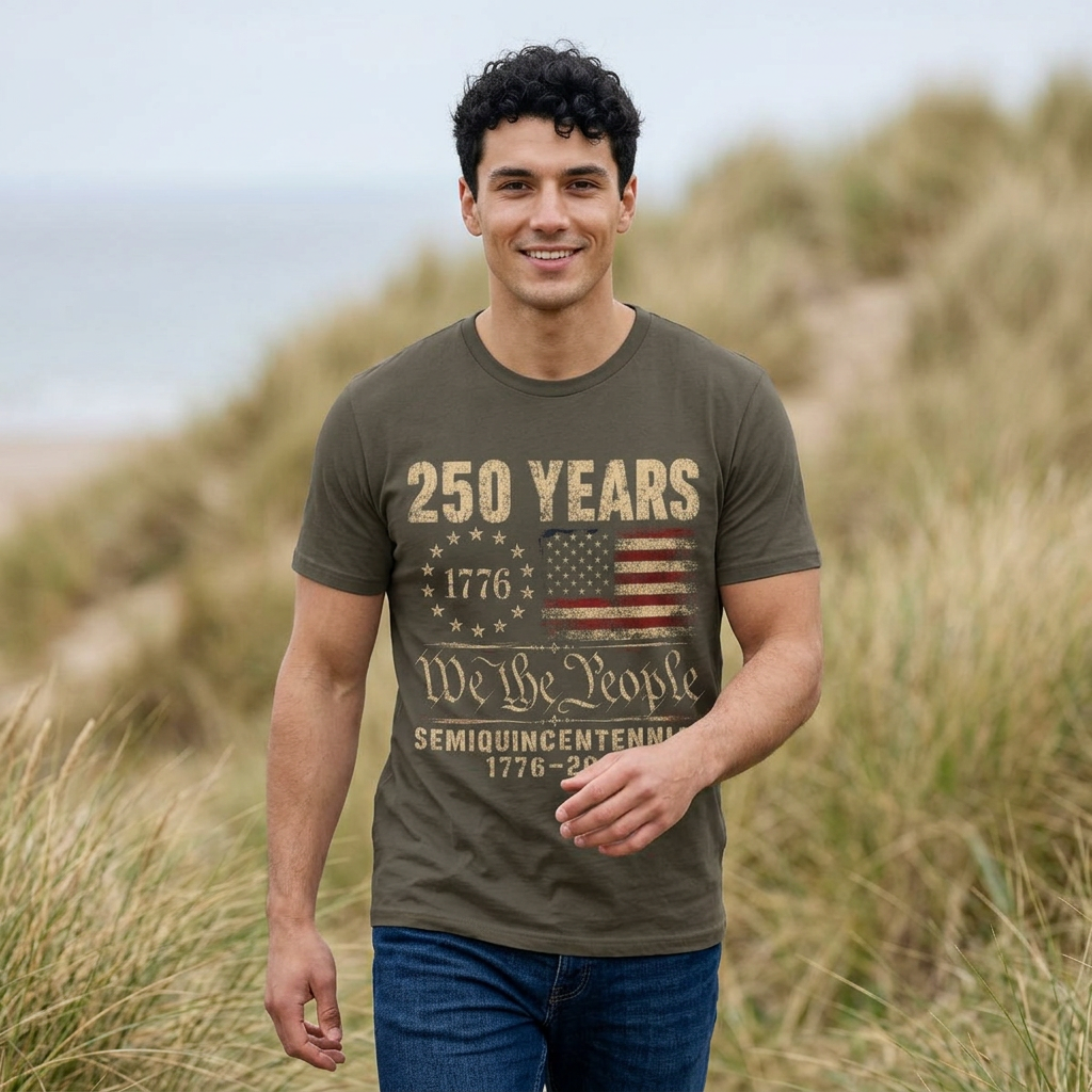 America 250 We the People Tee — 1776–2026 Semiquincentennial
