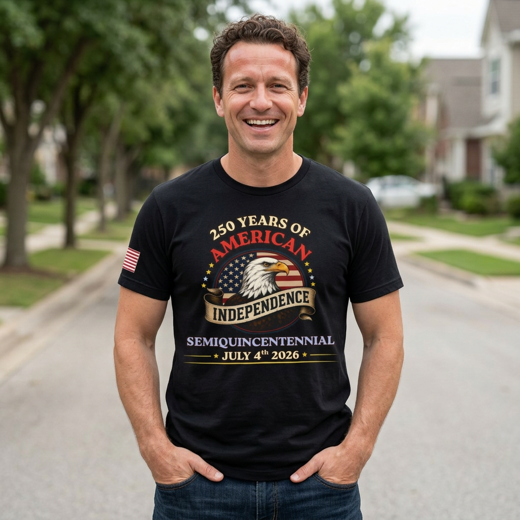 America 250 Eagle Tee — 250 Years of Freedom