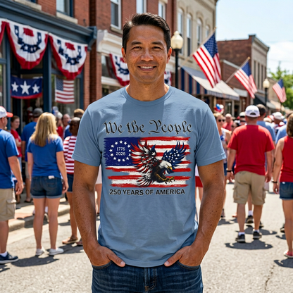 America 250 We the People Eagle Tee — 250 Years of America 1776–2026