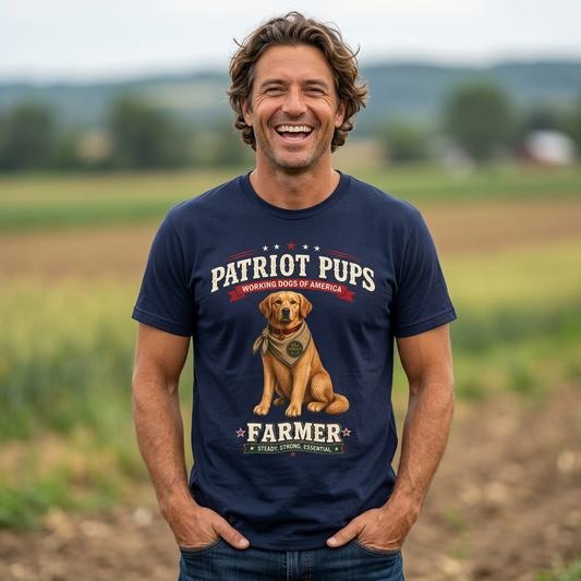 America 250 Scout the Farmer Tee — Patriot Pups™