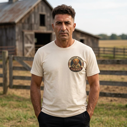 Scout the Farmer Graphic Tee | Patriot Pups™ | Steady. Strong. Essential.