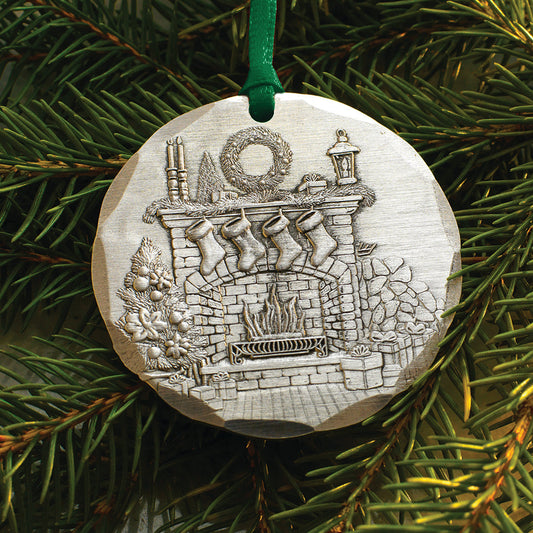 2026 Annual Ornament- Cozy Christmas Hearth (Aluminum) – alternate view 2