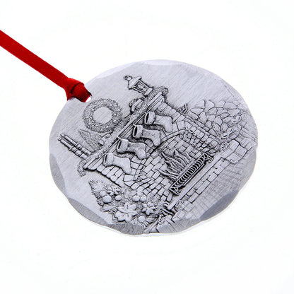 2026 Annual Ornament- Cozy Christmas Hearth (Aluminum)