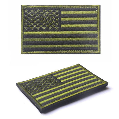 JupiterGear Tactical USA Flag Patch with Detachable Backing
