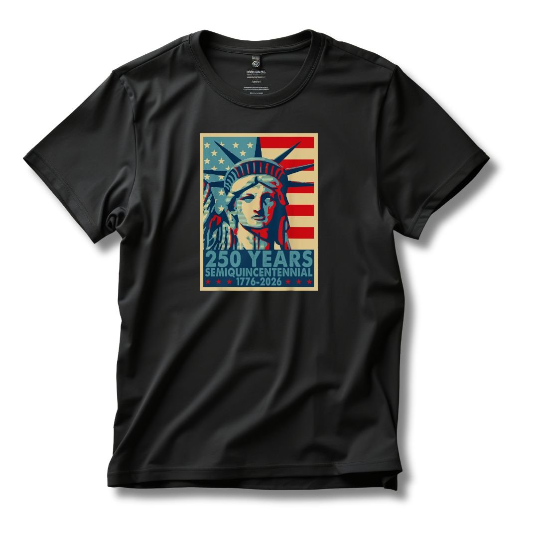 Liberty Semiquincentennial T-Shirt – America’s 250th Anniversary