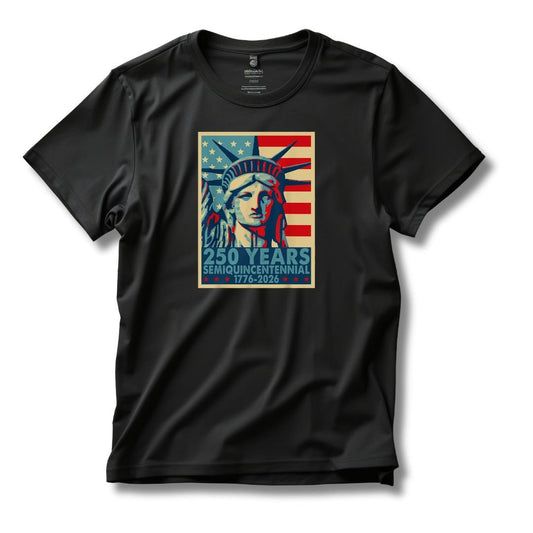 Liberty Semiquincentennial T-Shirt – America’s 250th Anniversary