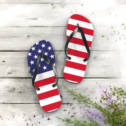 USA Flag Flip Flops | Patriotic Summer Sandals