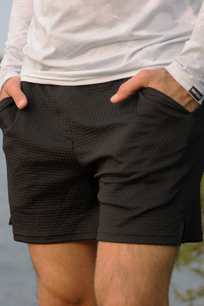 Illusion Mesh Workout Short by WSI Sportswear, alternate view 2