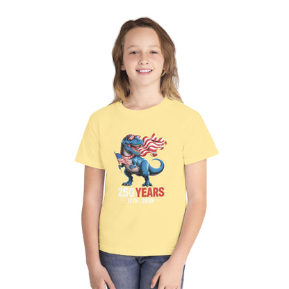 America 250 Dino Flag Youth Tee