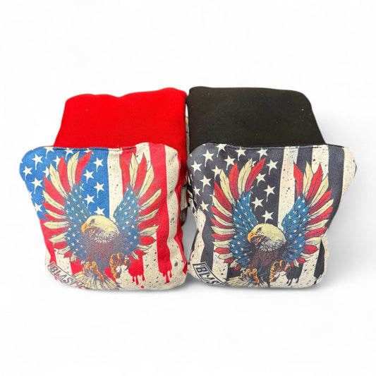 American Eagle Cornhole Bags | Slick & Stick Tournament