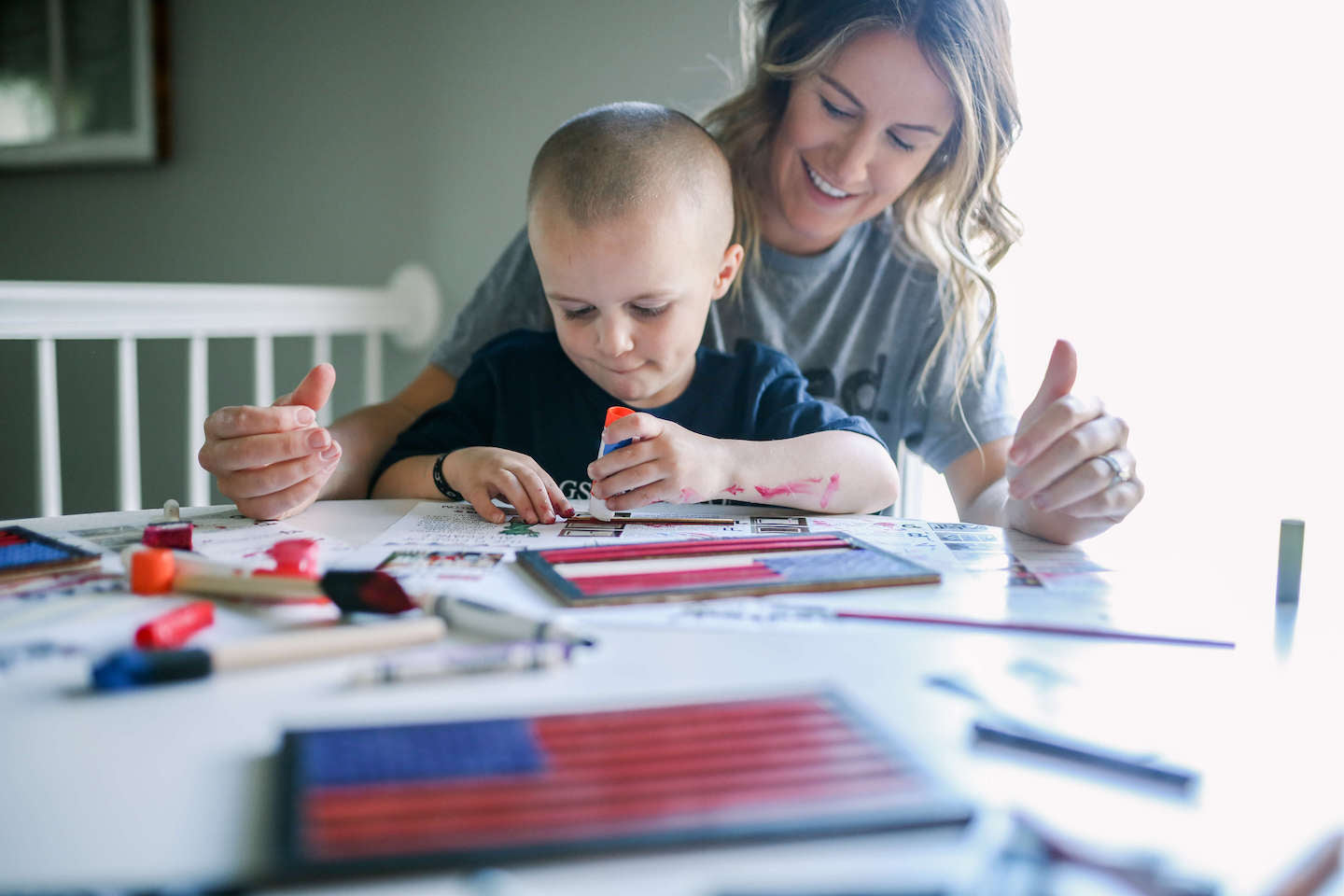 Kid's Flag Build Kit 2-Pack – American Craft | Shop250America