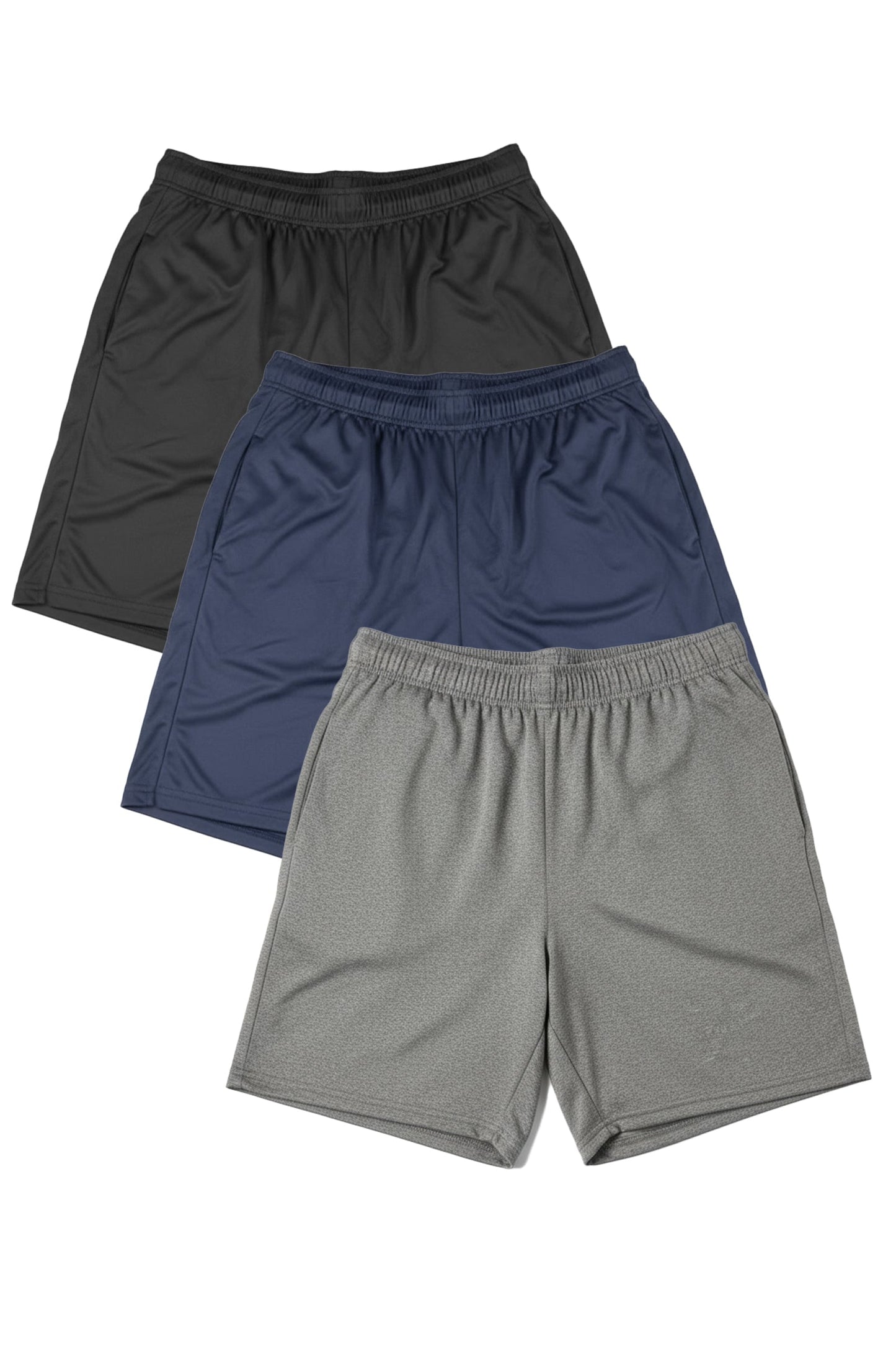 3-Pack Microtech™ 5'' Inseam Gym Short by WSI Sportswear