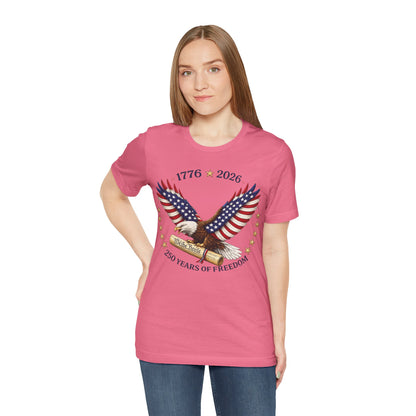 1776–2026 Eagle Patriotic Tee – 250 Years of Freedom