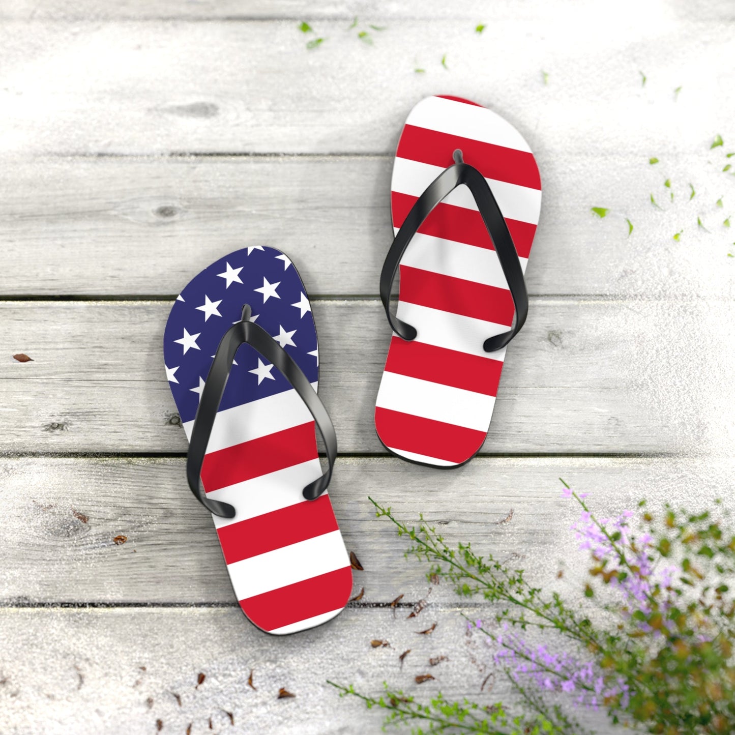USA Flag Flip Flops | Patriotic Summer Sandals