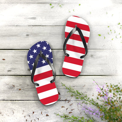 USA Flag Flip Flops | Patriotic Summer Sandals