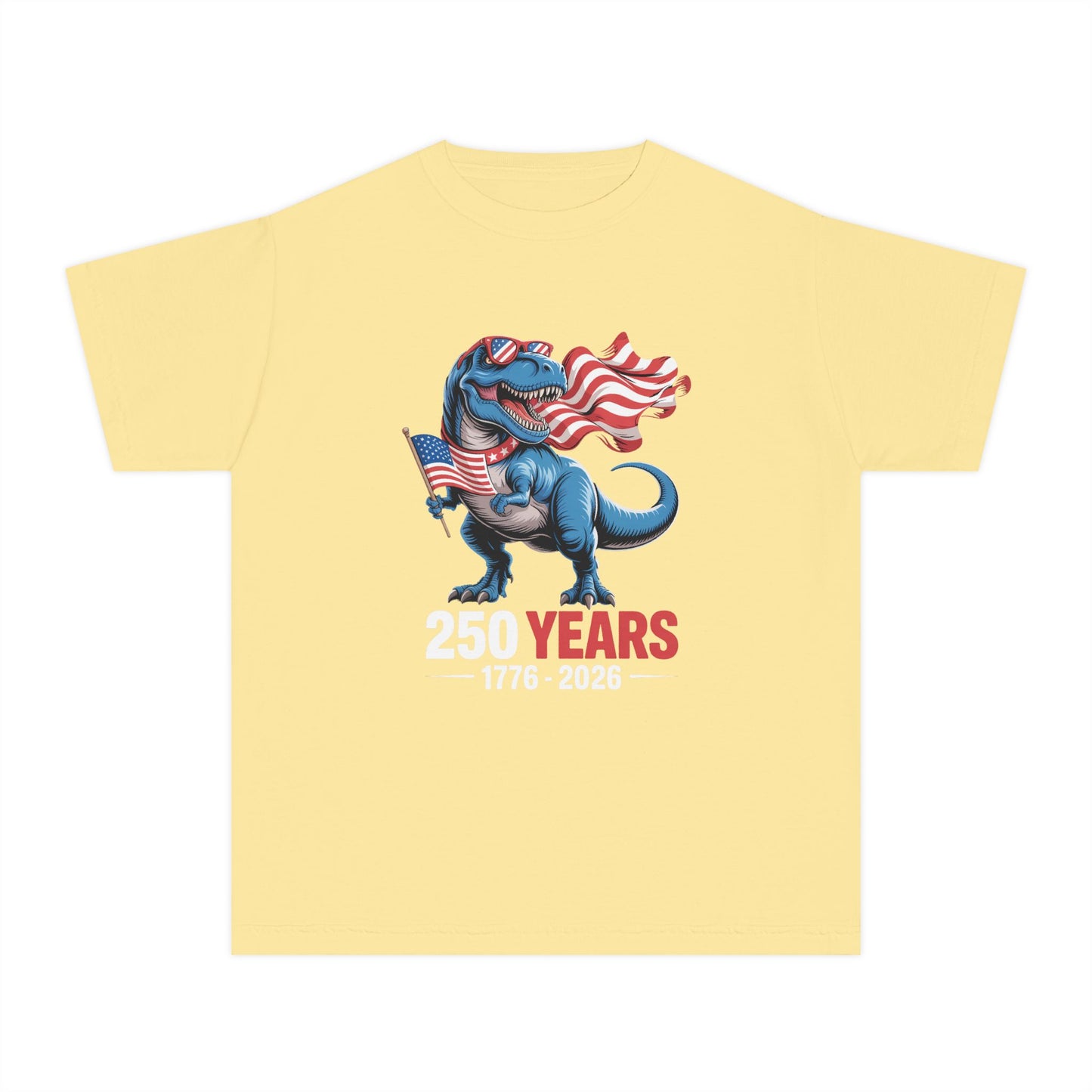 America 250 Dino Flag Youth Tee