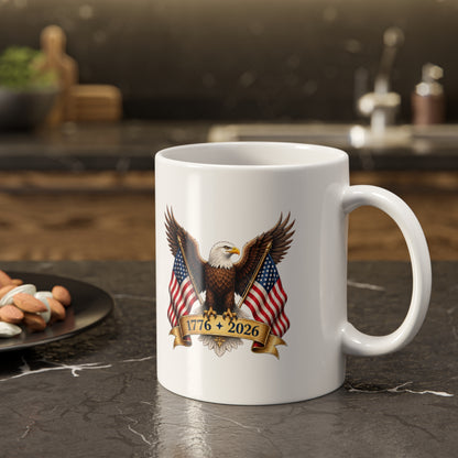 America 250 Bald Eagle 1776 Ceramic Mug