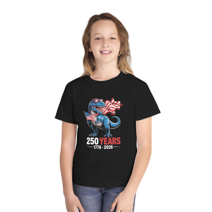 America 250 Dino Flag Youth Tee
