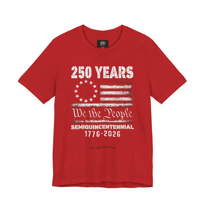 America 250 We the People Unisex Short Sleeve Tee