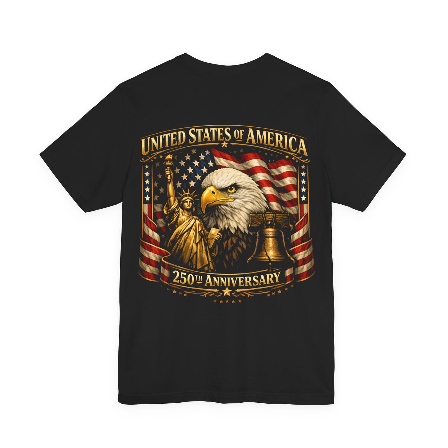 America 250 We the People Eagle Tee 1776-2026 — Front & Back Design