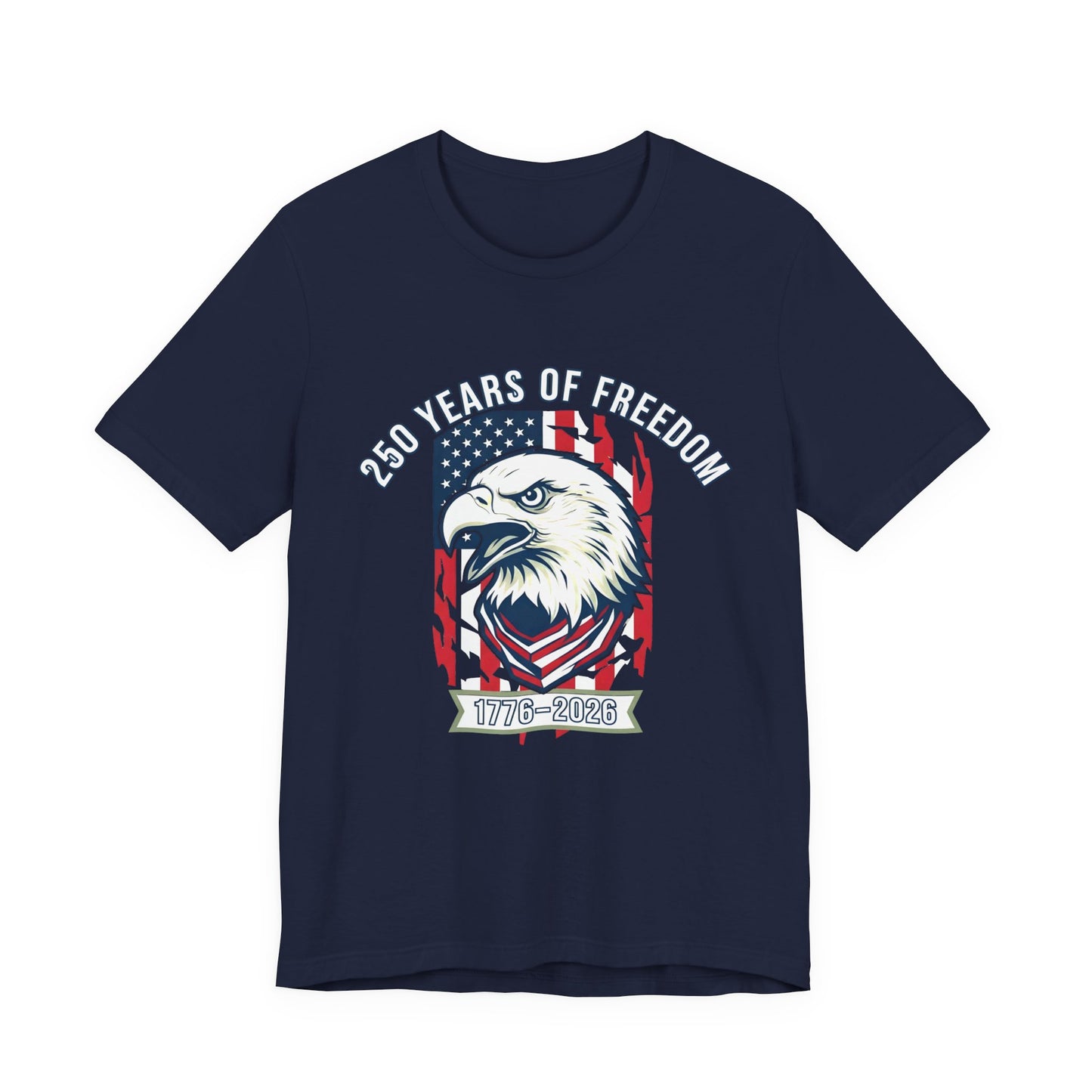 America 250 Eagle Flag Tee — 250 Years of Freedom