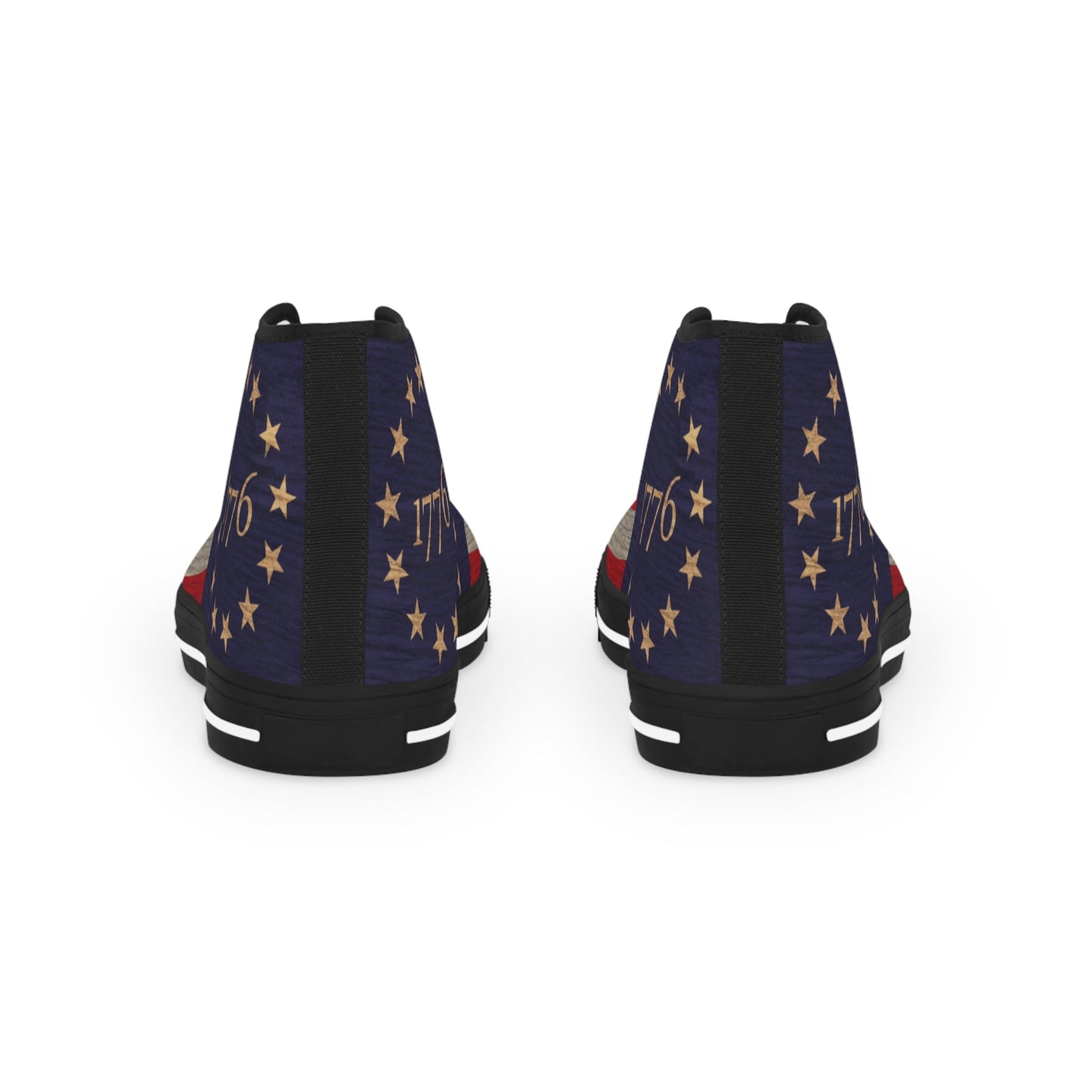 Men's Betsy Ross Flag High-Top Sneakers | Shop250America