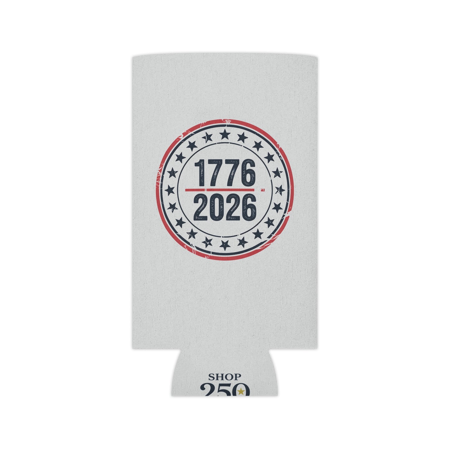 America 250 Can Cooler 1776-2026 — Patriotic Beer Koozie