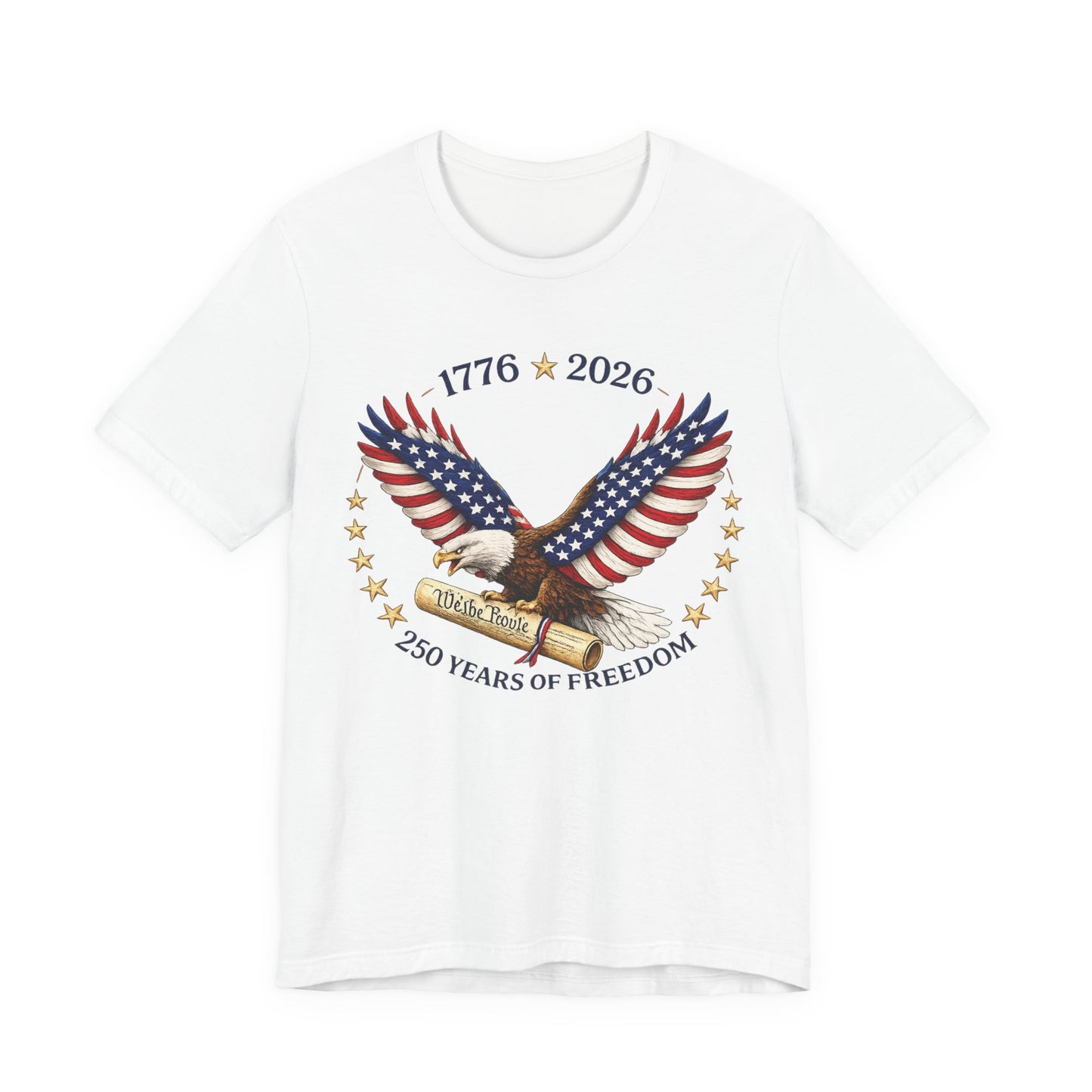 1776–2026 Eagle Patriotic Tee – 250 Years of Freedom