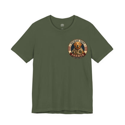 Scout the Farmer Graphic Tee | Patriot Pups™ | Steady. Strong. Essential.