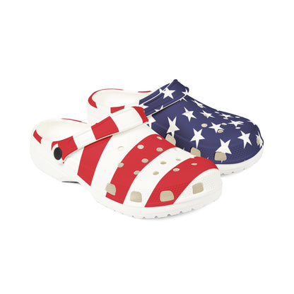 Patriotic EVA Foam Shoes | July 4th Comfort Clogs