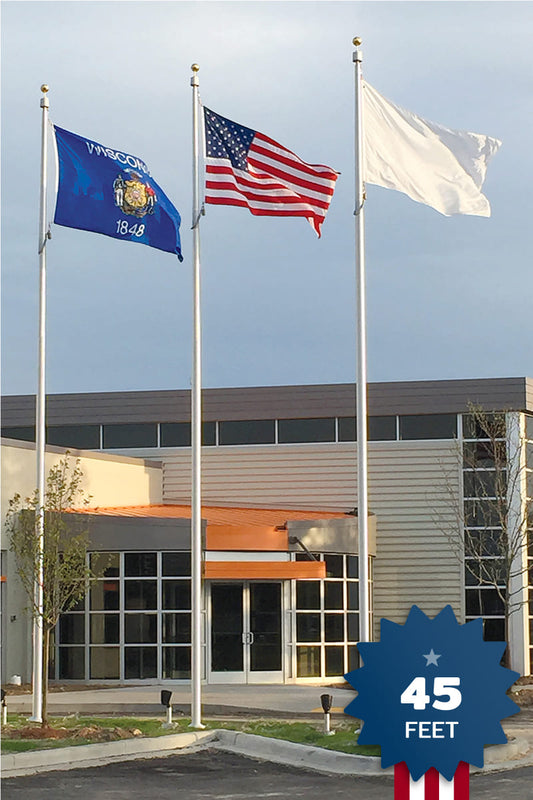 45ft Heavy Duty Flagpole - EC45