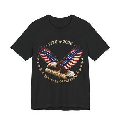 1776–2026 Eagle Patriotic Tee – 250 Years of Freedom