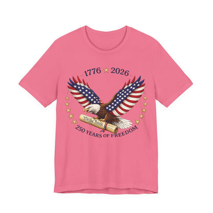 1776–2026 Eagle Patriotic Tee – 250 Years of Freedom