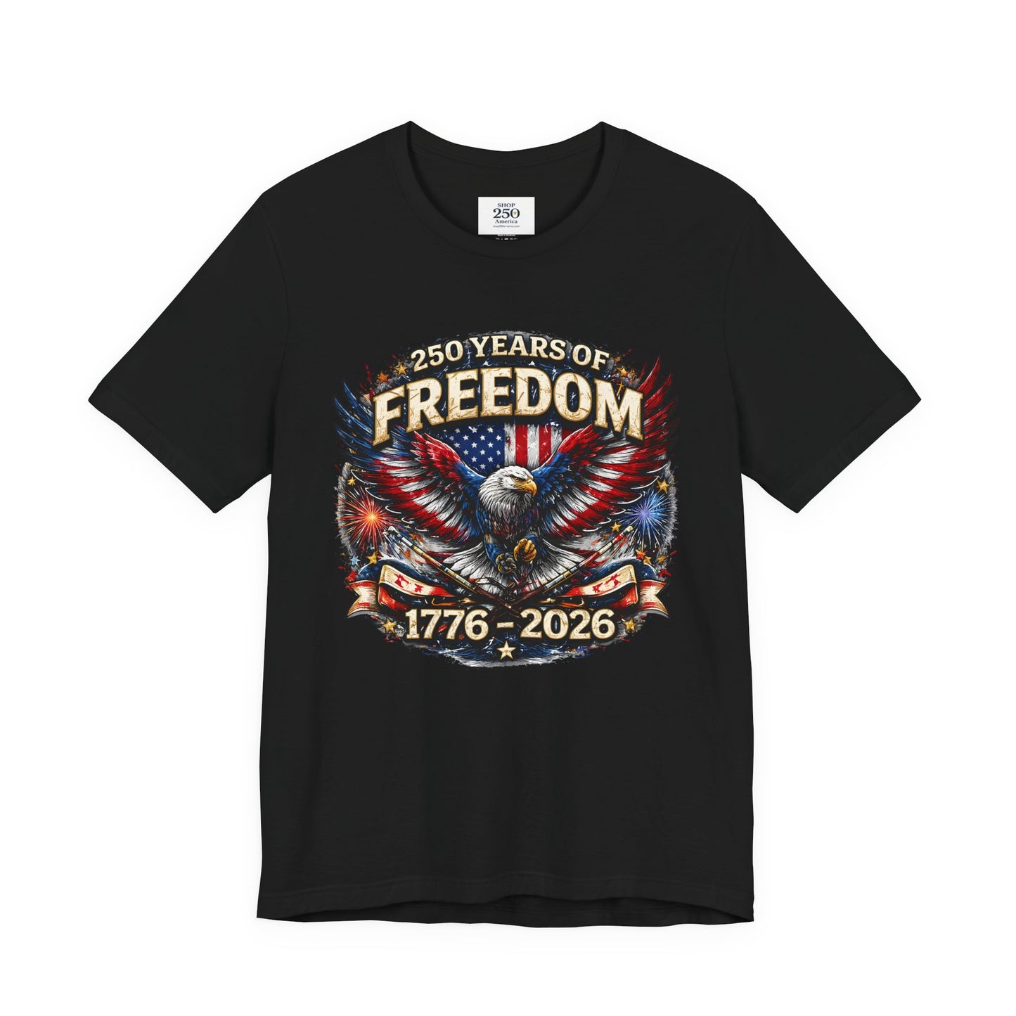 America 250 Freedom Eagle Tee 1776-2026