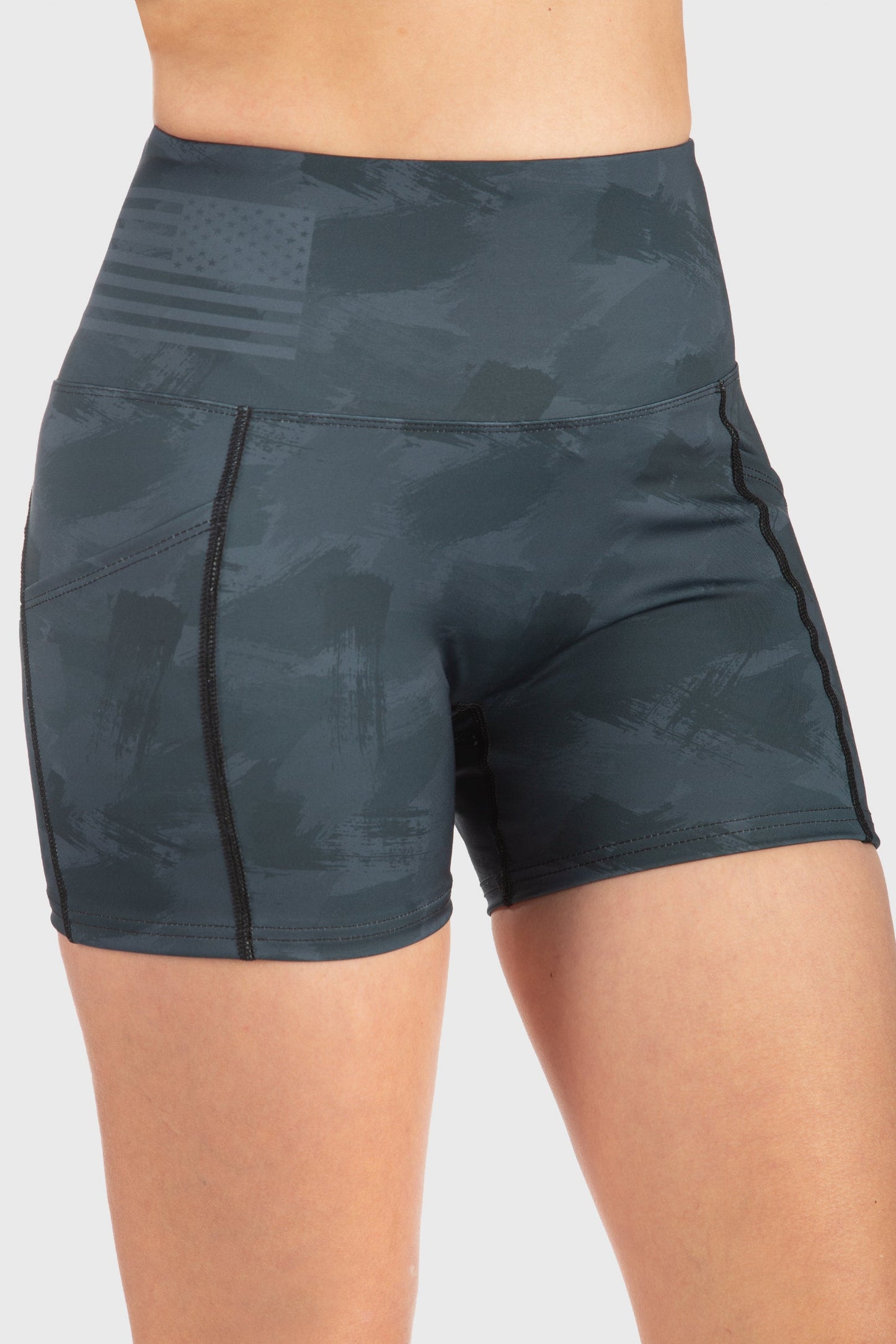 Blackout Camo Performance Pocketed Short by WSI Sportswear