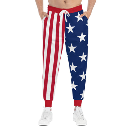 USA Flag Jogger Pants – Patriotic Athletic Wear | Shop250America