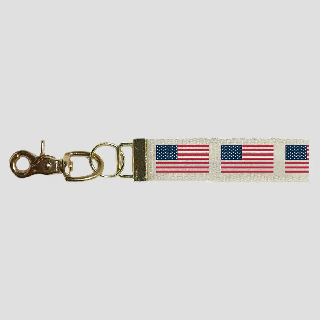 50 Stars Flag Keychain – American Patriotic | Shop250America