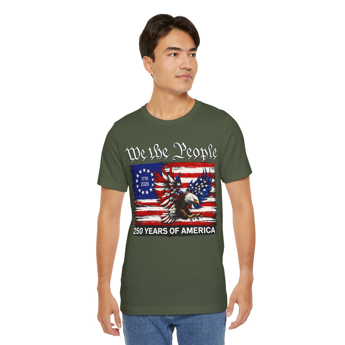 America 250 We the People Eagle Tee — 250 Years of America 1776–2026