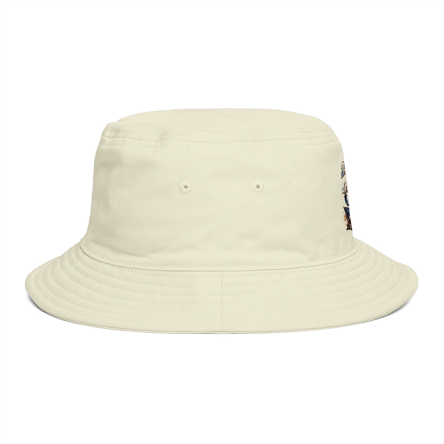 250 Years American Flag Bucket Hat – 1776–2026 Patriotic Cotton Cap