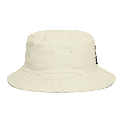 250 Years American Flag Bucket Hat – 1776–2026 Patriotic Cotton Cap