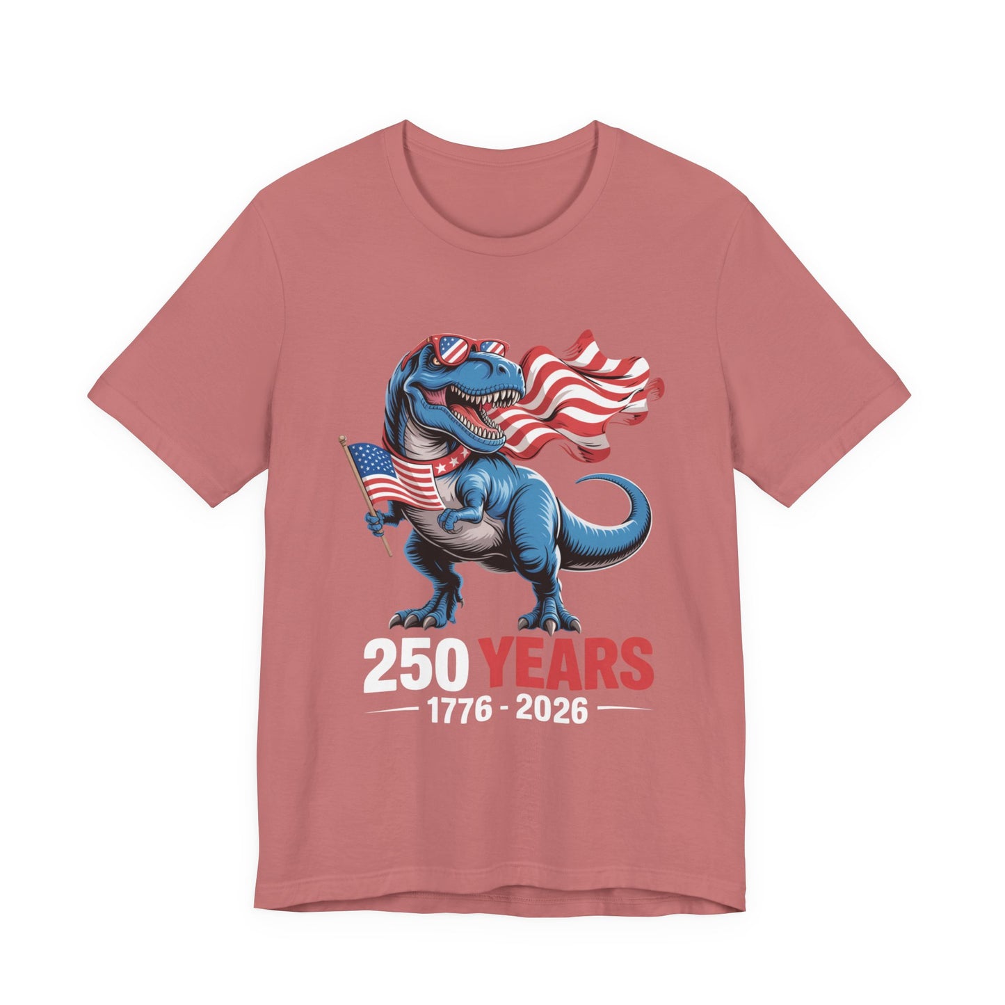 America 250 T-Rex Patriotic Tee 1776-2026