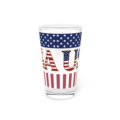 Custom Patriotic Pint Glass – 16oz Tempered Glass