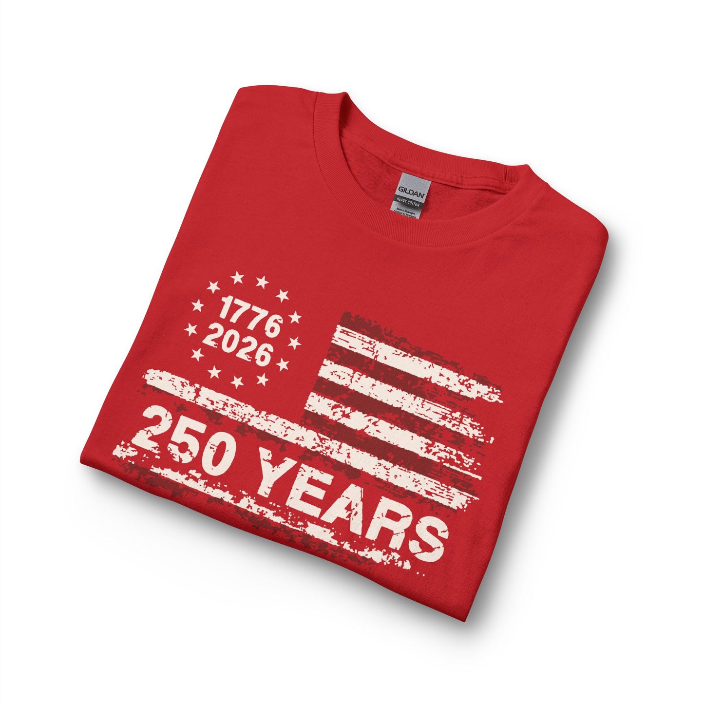 America 250 Distressed Flag Long Sleeve Shirt