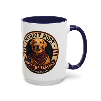 Scout the Teacher Accent Mug | Patriot Pups™ | Patient. Wise. Inspiring