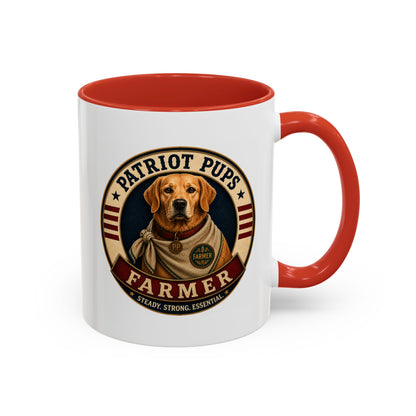 Scout the Farmer Coffee Mug | Patriot Pups™ | Steady Strong Essential