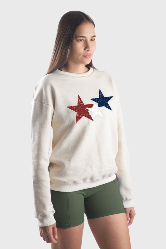 Women's Fleece Stars Sweatshirt
